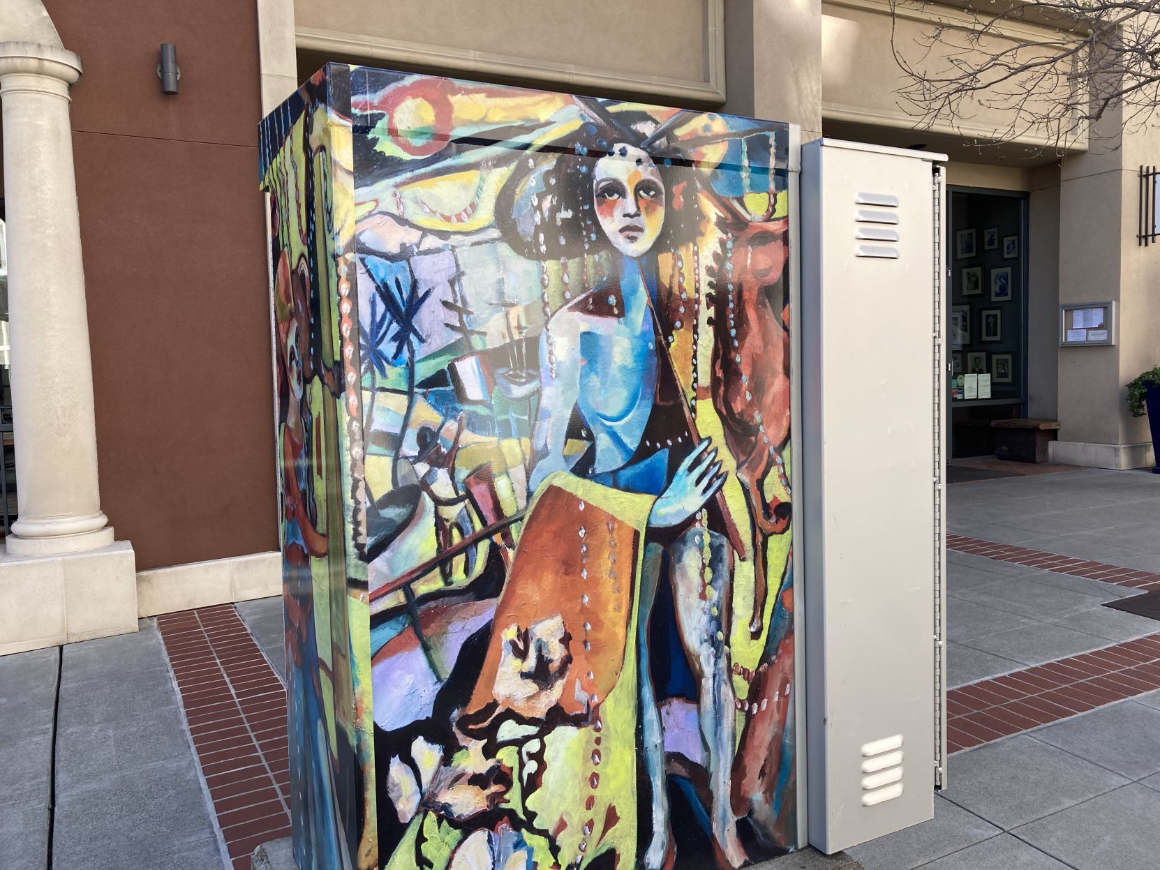 utility box art Napa